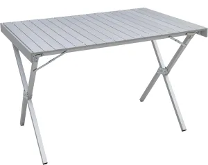 ALPS Mountaineering Folding Camping Table with Smooth Easy-to-Clean Roll Top and Sturdy and Lightweight Aluminum X Frame, Shoulder Carry Bag, 3 Sizes