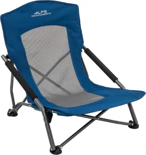 ALPS Mountaineering Rendezvous Low Camping Chairs for Adults with Arms, Cool Mesh Center, Powder Coated Steel Frame, Compact Folding Design and Carry Bag