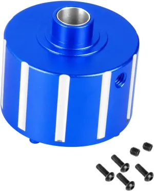 Aluminum Differential Carrier Diff Case Upgrades Part for Arrm a 1/5 Kraton 8S BLX Outcast 8S BLX,Navy Blue