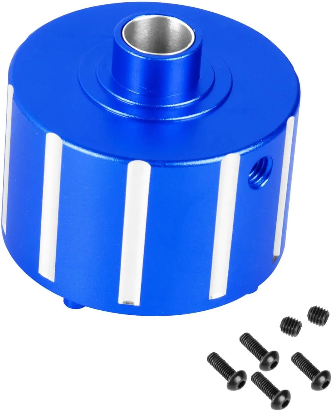 Aluminum Differential Carrier Diff Case Upgrades Part for Arrm a 1/5 Kraton 8S BLX Outcast 8S BLX,Navy Blue
