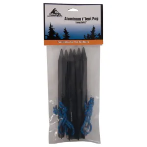 Aluminum Y Tent Peg 6.7"