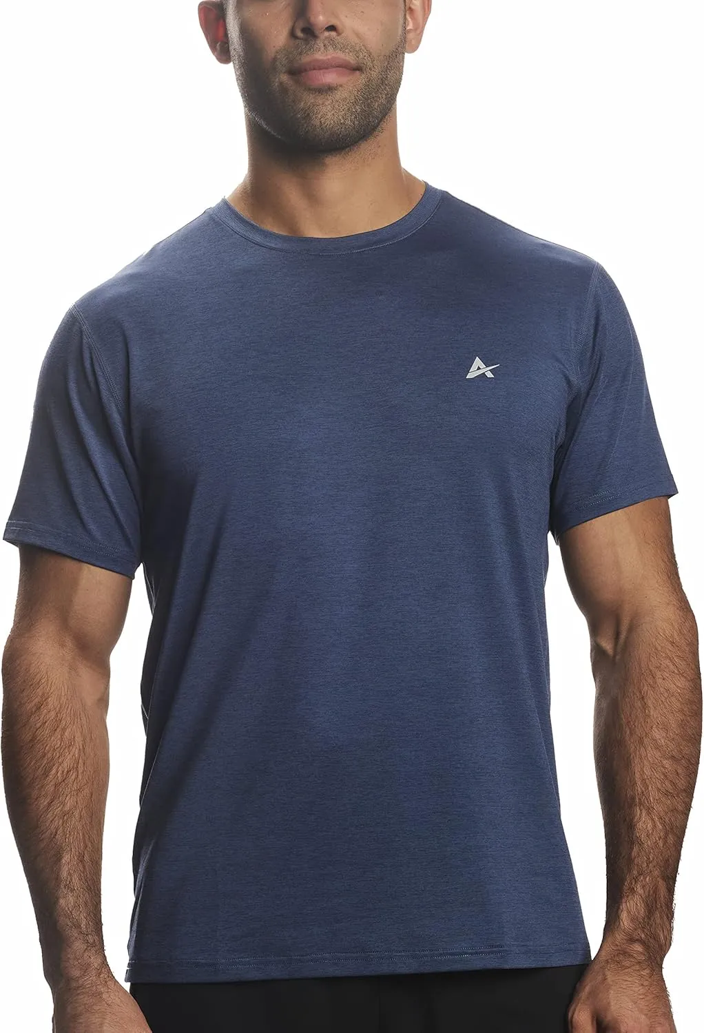 Arctic Cool Men’s Crew Neck Instant Cooling Moisture Wicking Performance UPF 50  Short Sleeve Workout Shirt