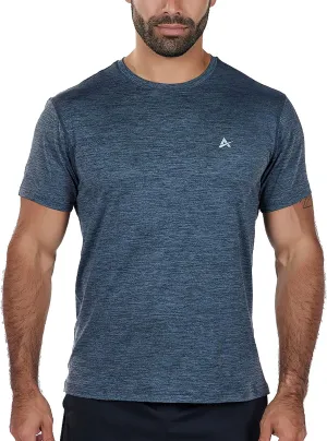 Arctic Cool Men’s Crew Neck Instant Cooling Moisture Wicking Performance UPF 50  Short Sleeve Workout Shirt