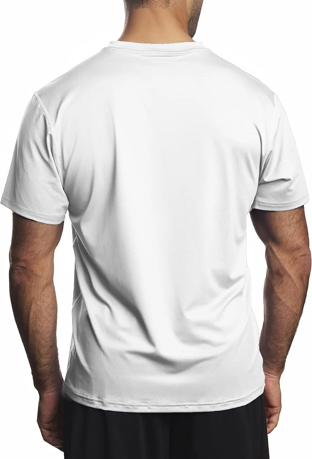 Arctic Cool Men’s Crew Neck Instant Cooling Moisture Wicking Performance UPF 50  Short Sleeve Workout Shirt