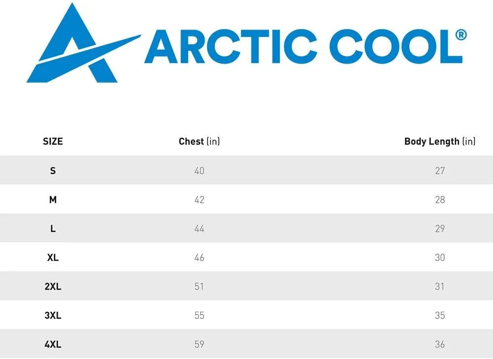 Arctic Cool Men’s V-Neck Instant Cooling Moisture Wicking Performance UPF 50  Short Sleeve Workout Shirt