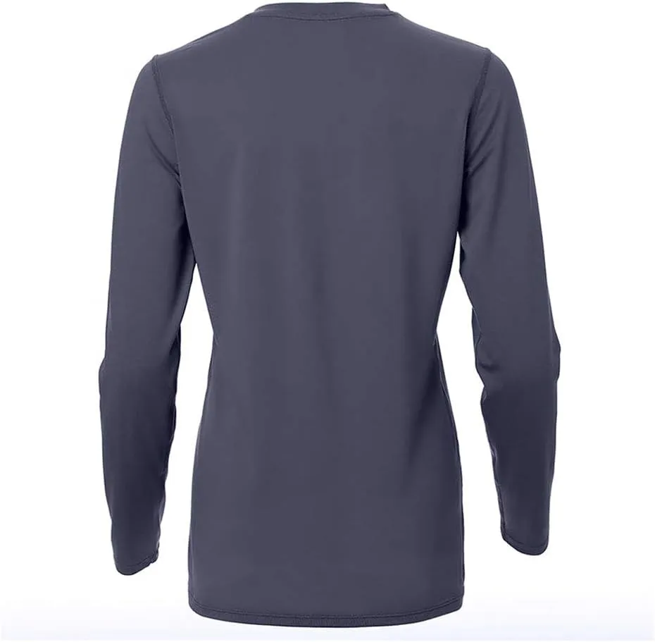 Arctic Cool Women's V-Neck Instant Cooling Moisture Wicking Performance UPF 50  Long Sleeve Sun Protection Shirt