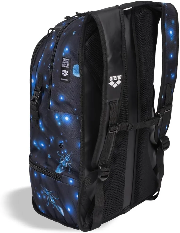 ARENA Unisex Adult Fastpack 3.0 Swim Bag Athlete Sports Backpack Gym Workout Rucksack Wet Gear/Shoes Compartment, 40 Liters