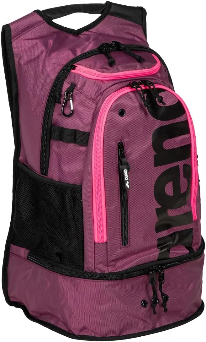 ARENA Unisex Adult Fastpack 3.0 Swim Bag Athlete Sports Backpack Gym Workout Rucksack Wet Gear/Shoes Compartment, 40 Liters