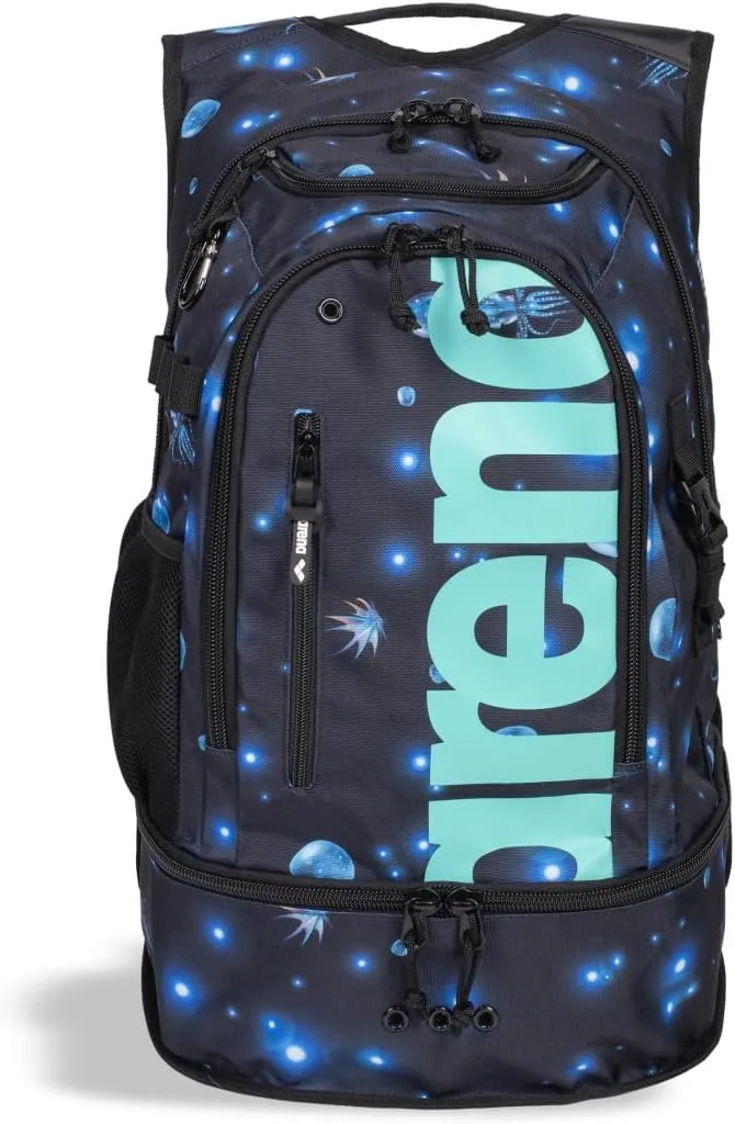 ARENA Unisex Adult Fastpack 3.0 Swim Bag Athlete Sports Backpack Gym Workout Rucksack Wet Gear/Shoes Compartment, 40 Liters