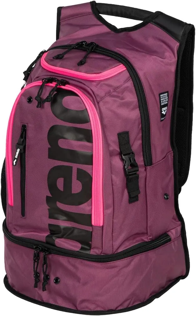 ARENA Unisex Adult Fastpack 3.0 Swim Bag Athlete Sports Backpack Gym Workout Rucksack Wet Gear/Shoes Compartment, 40 Liters