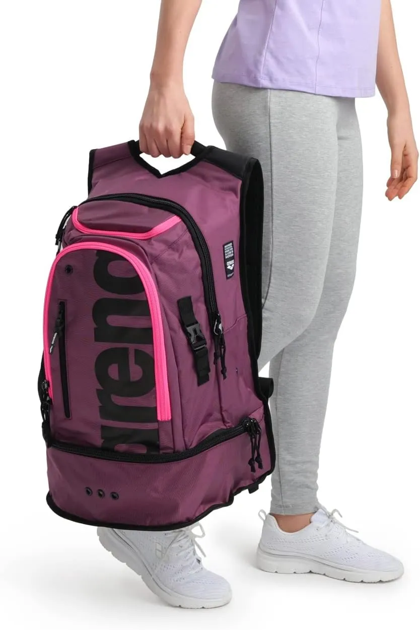 ARENA Unisex Adult Fastpack 3.0 Swim Bag Athlete Sports Backpack Gym Workout Rucksack Wet Gear/Shoes Compartment, 40 Liters