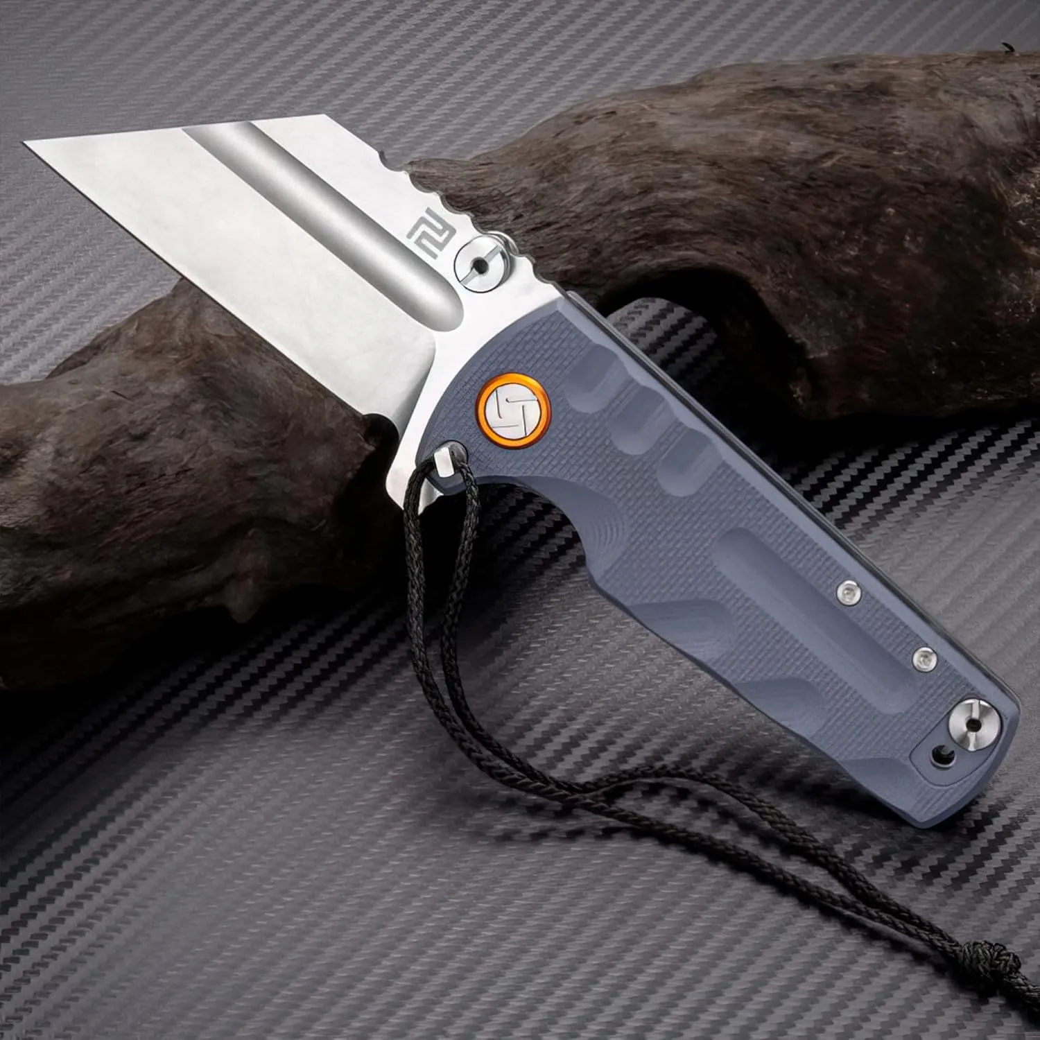 ARTISANCUTLERY Tactical Knife Proponent Folding Knife D2 Steel Blade with G10 Handle Fixed Blade EDC Knife for Hunting,Camping and Outdoor 1820P Blue