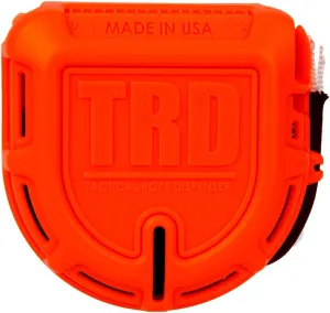 Atwood Rope MFG Tactical 550 Paracord Parachute Cord Rope Dispenser 50ft Spool TRD | Cutting Blade, Belt Clip, Cord Grip, View Port, Integrated Ruler