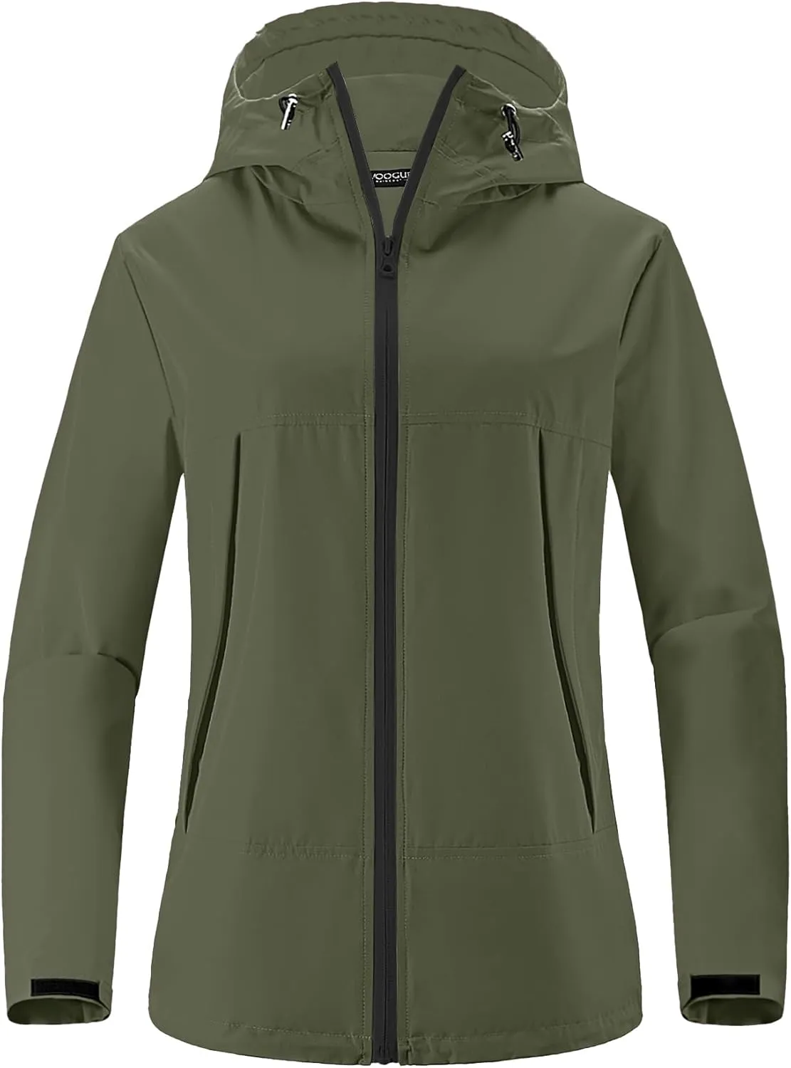 Avoogue Rain Jacket Women Waterproof Lightweight Raincoat Lined Outdoor Hooded Windbreaker