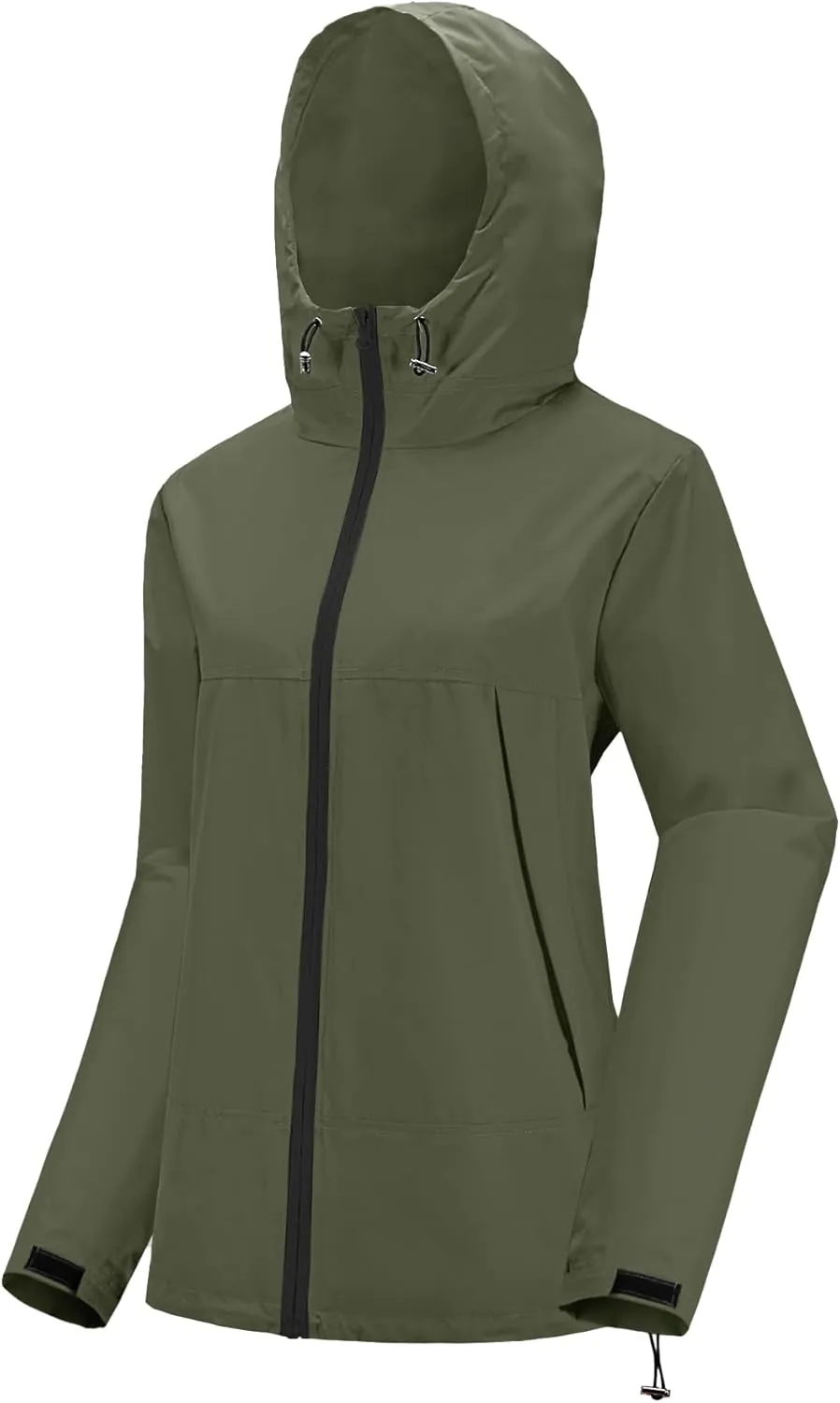 Avoogue Rain Jacket Women Waterproof Lightweight Raincoat Lined Outdoor Hooded Windbreaker