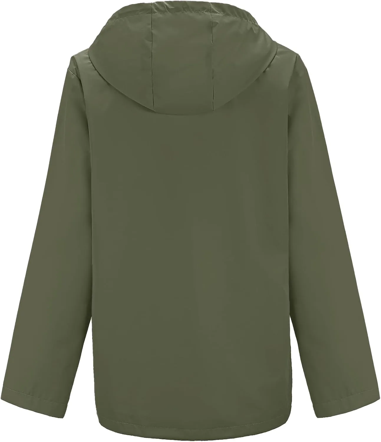 Avoogue Rain Jacket Women Waterproof Lightweight Raincoat Lined Outdoor Hooded Windbreaker
