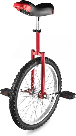 AW 16/18/20/24 Inch Wheel Outdoor Unicycle Adjustable Seat Exercise Bicycle Fit Adults Kids Outdoor Sports Fitness Exercise, for Choice
