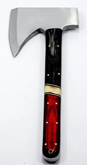 Axe D2 Steel 12.30" Exotic Wood Handle Axe/Hand Forged Woodsman Axe