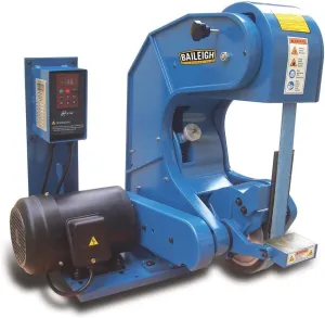 Baileigh BG-260-3-110 3 Wheel Variable Radius Belt Grinder, 110V, 2" Belt Width, 60" Belt Length