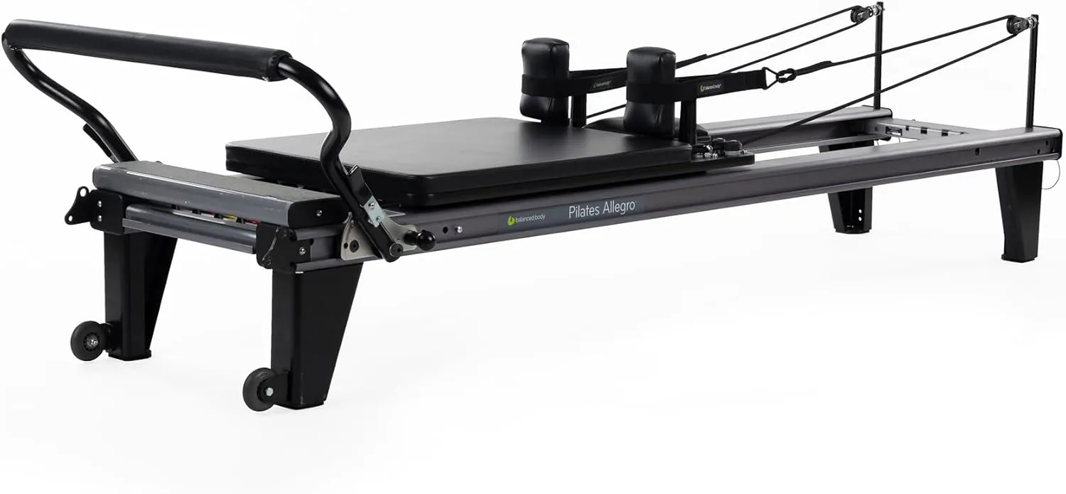 Balanced Body Allegro Pilates Reformer, Pilates Exercise Equipment, Workout Equipment for Home or Studio Use