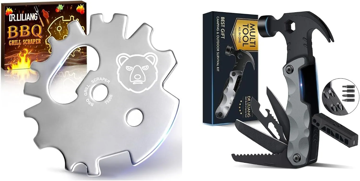 BBQ Grill Scraper 13 In 1 Survival Multi Tools