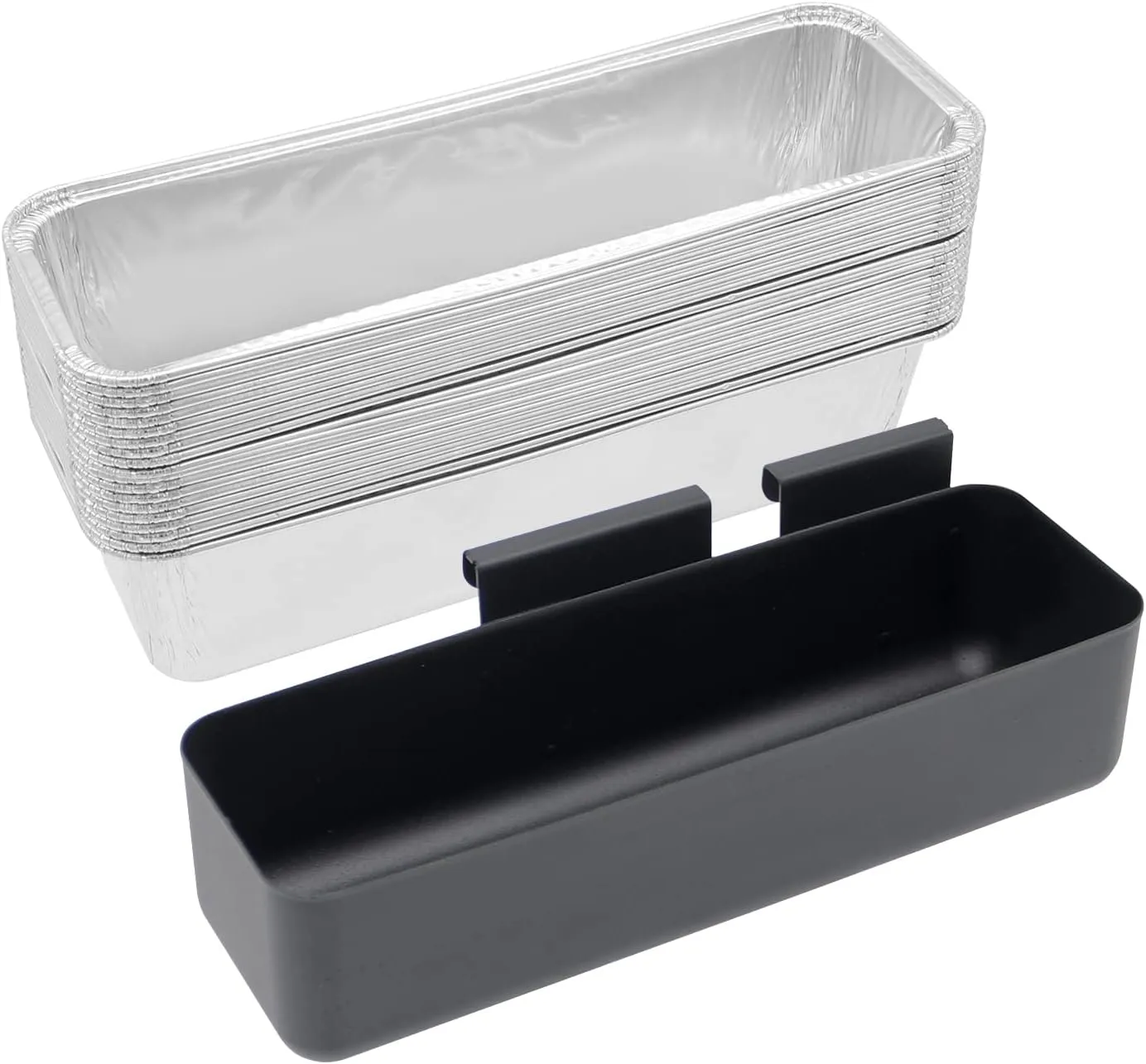 BBQ-PLUS Grease Catcher for Camp Chef Griddles with 20-Pack Disposable Grease Cup Liners, Grease Cup/Foil Grill Drip Pans or Camp Chef SG14 SG30 SG60 SG90 SG100 Professional Griddle