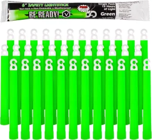 Be Ready - Industrial 12 Hour Illumination Emergency Safety Chemical Light Glow Sticks 36 Pack