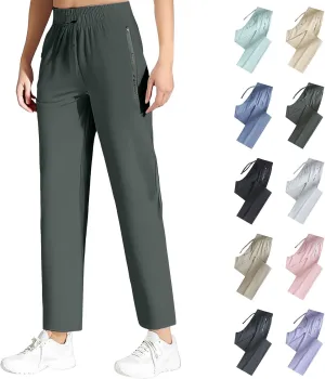 Beeswan Pants for Women Over 50, 2025 New Stretch Active - Women's Ultra Stretch Breathable Casual Quick Drying Pants