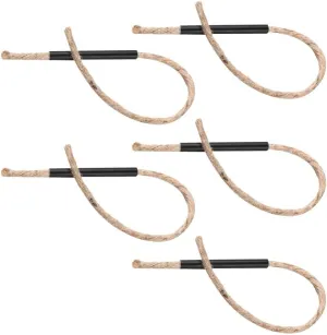 BESPORTBLE Survival Fire Waxed Jute Rope Camping Flame Starter Rope with Aluminum Sleeve