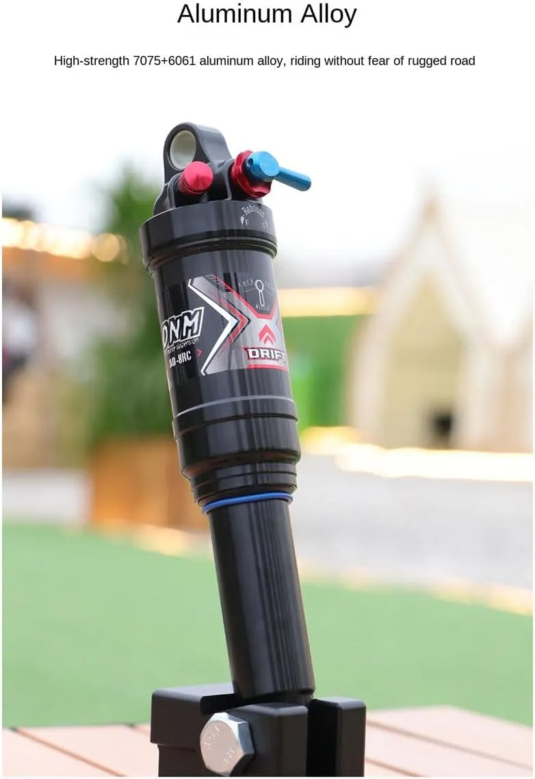 Bicycle Rear Shock Lockable Air Suspenion Rebound Damping MTB Mountain Bike Shock Absorber 165/190/200/210mm