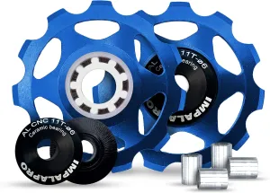 Bike Set of 2 Ceramic Jockey Wheels 11t - Derailleur Pulley - Shimano Jockey Wheels 11 Speed - Sram Pulley