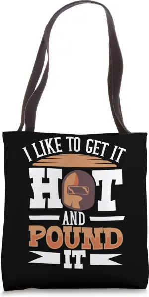 Blacksmith Metal Worker Bladesmith Metalworking Tote Bag