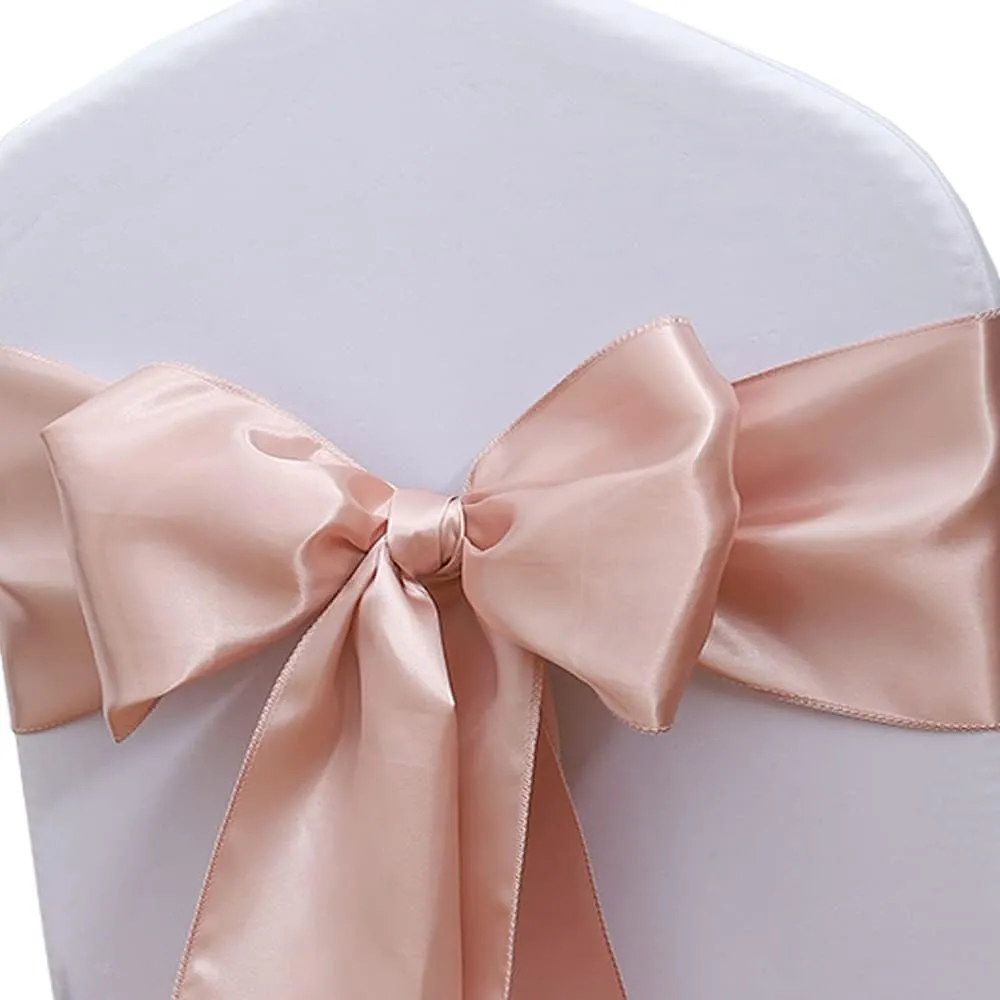 Blush Pink Table Runner 10 Pack - Satin Table Runners 12 x 108 Inches Long for Wedding Parties Birthday Meeting Events Decorations