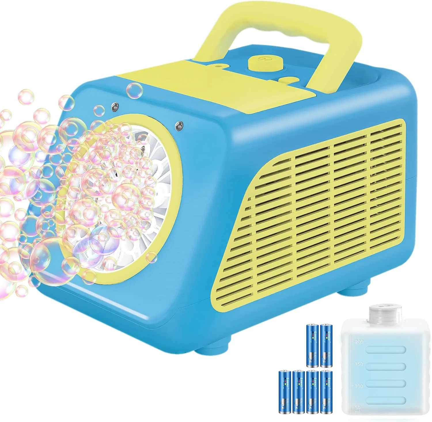 Bubble Machine Automatic Blower for Kids: Bubble Marker for Parties Battery Operated Bubble Machine for Toddlers | 20000  Bubbles Per Min with 2 Speed Levels - Outdoor Toys for Birthday Wedding