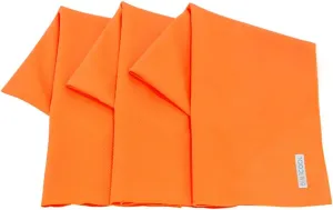 BUILTCOOL Adult Cooling Towel - Men & Women Chilly, Lightweight, Soft, Neck and Face Cooling Towel for Sport, Camping, Hunting, One Size, Blaze, 3 Pack