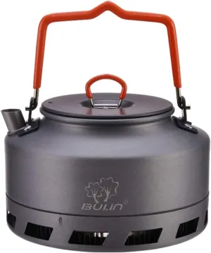 Bulin Camping Kettle 2.2L/1.6L Aluminum Alloy Open Campfire Coffee Tea Pot Fast Heating Outdoor Gear Great for Boiling Water Ultralight Portable for Hiking Picnic Travel
