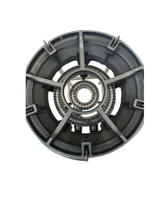 Burner on Stand LARGE Wok Gas Cooker 1 Gas Stove with steel hose (BLACK)