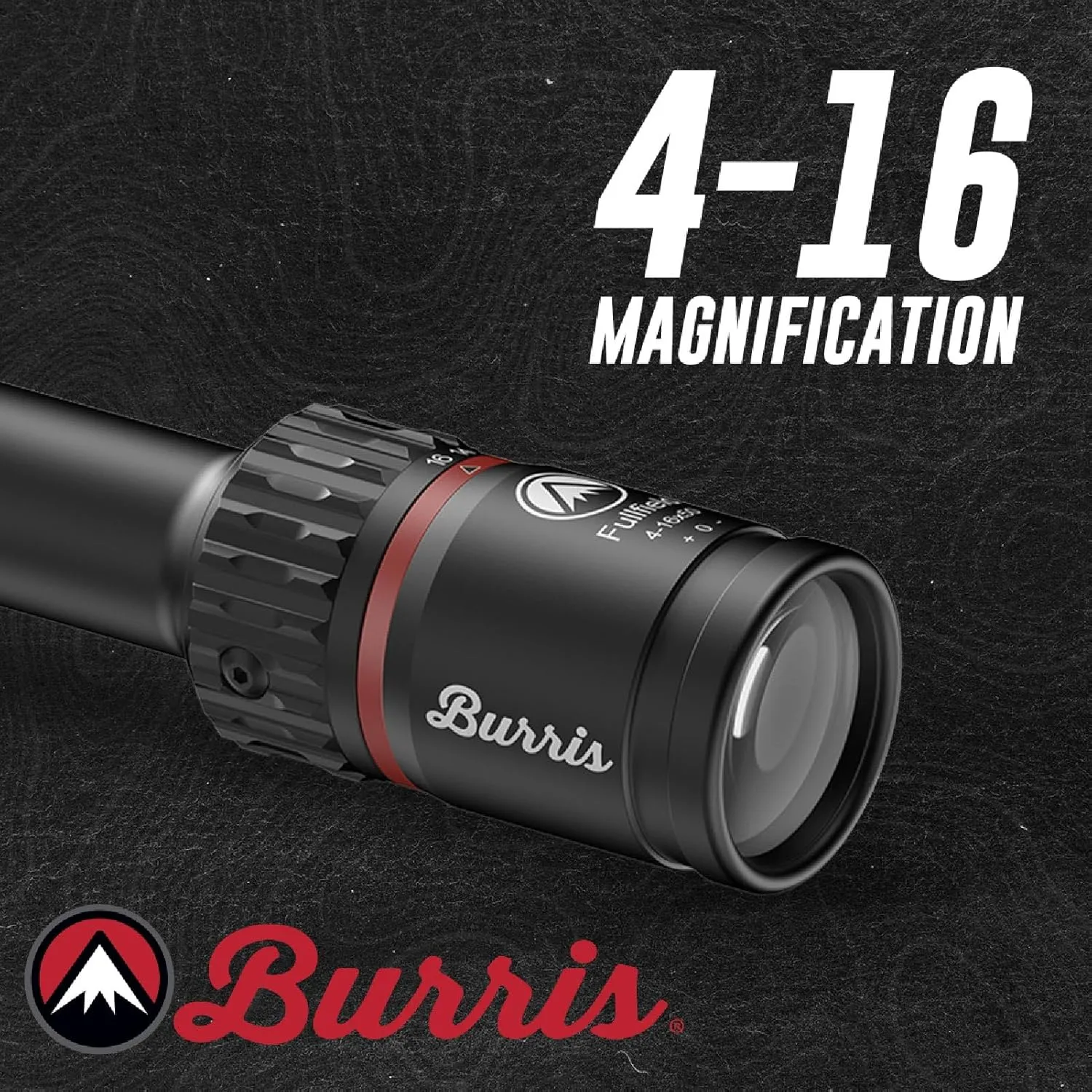 Burris Optics Fullfield 4-16x50mm Hunting RifleScopes, 1 inch Tube, Rear Focal Plane, Waterproof, Shockproof, Forever Warranty.