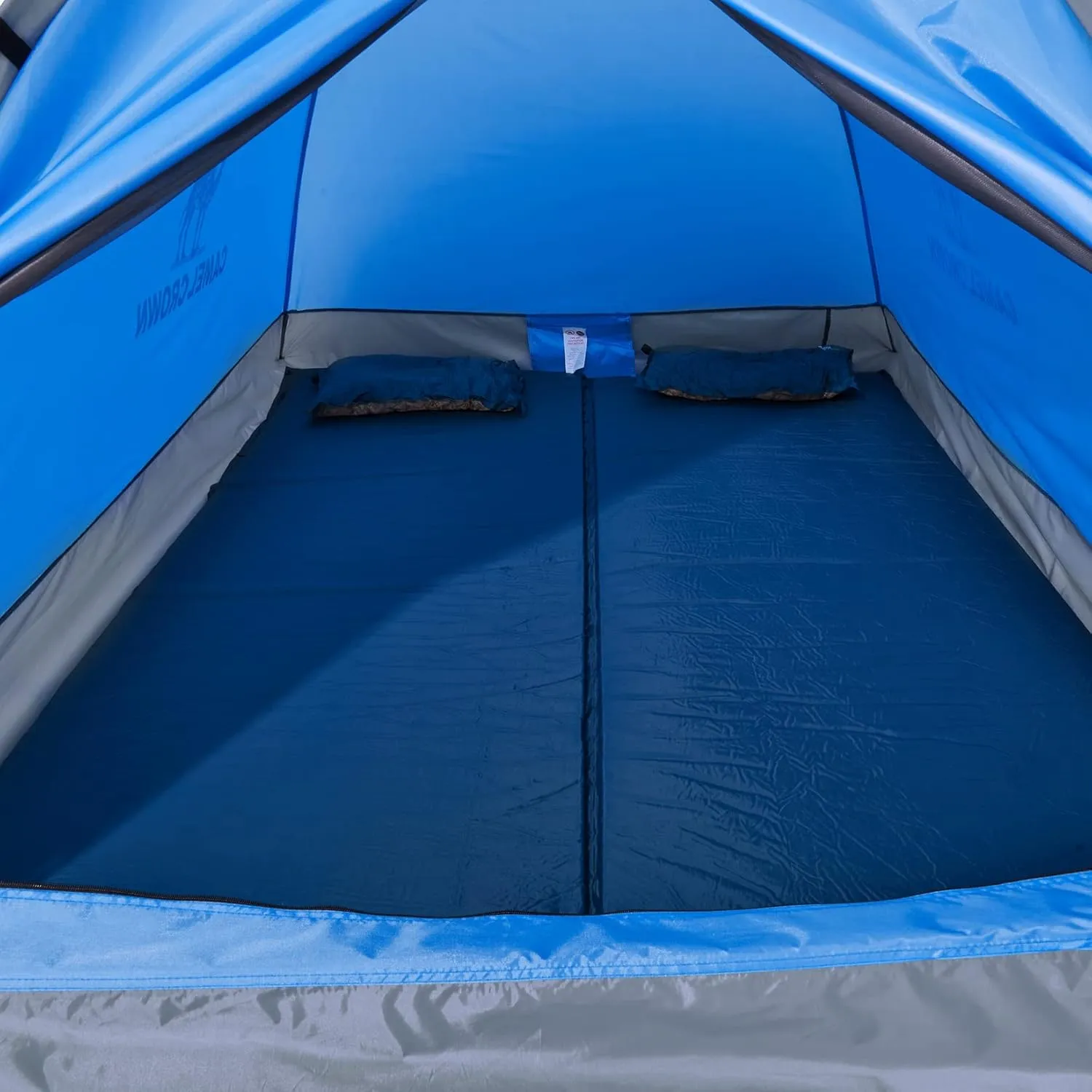 CAMEL CROWN 2/3/4 Person Camping Tent with Removable Rain Fly, Easy Setup Outdoor Tents Water Resistant Lightweight Portable for Family Backpacking Camping Hiking Traveling