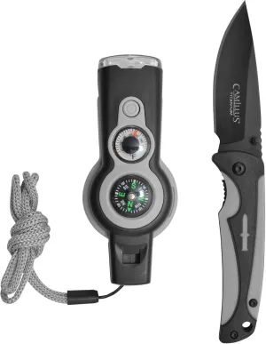 Camillus Nimble II: 6.534; Titanium Folding Knife and Survival Tool