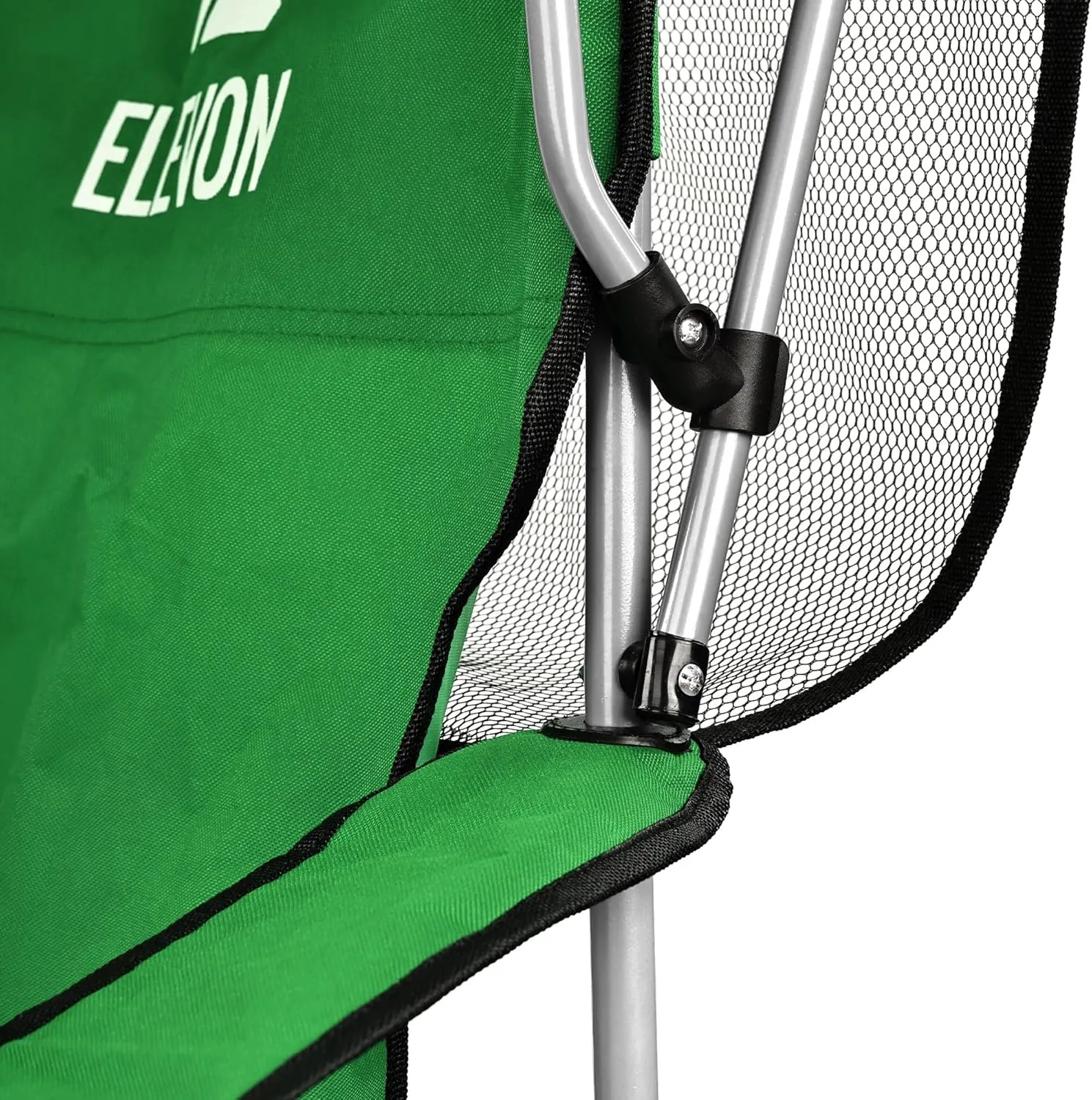 Camp Chairs with Shade Canopy Chair Folding Camping Recliner Support with Carrying Bag, Green