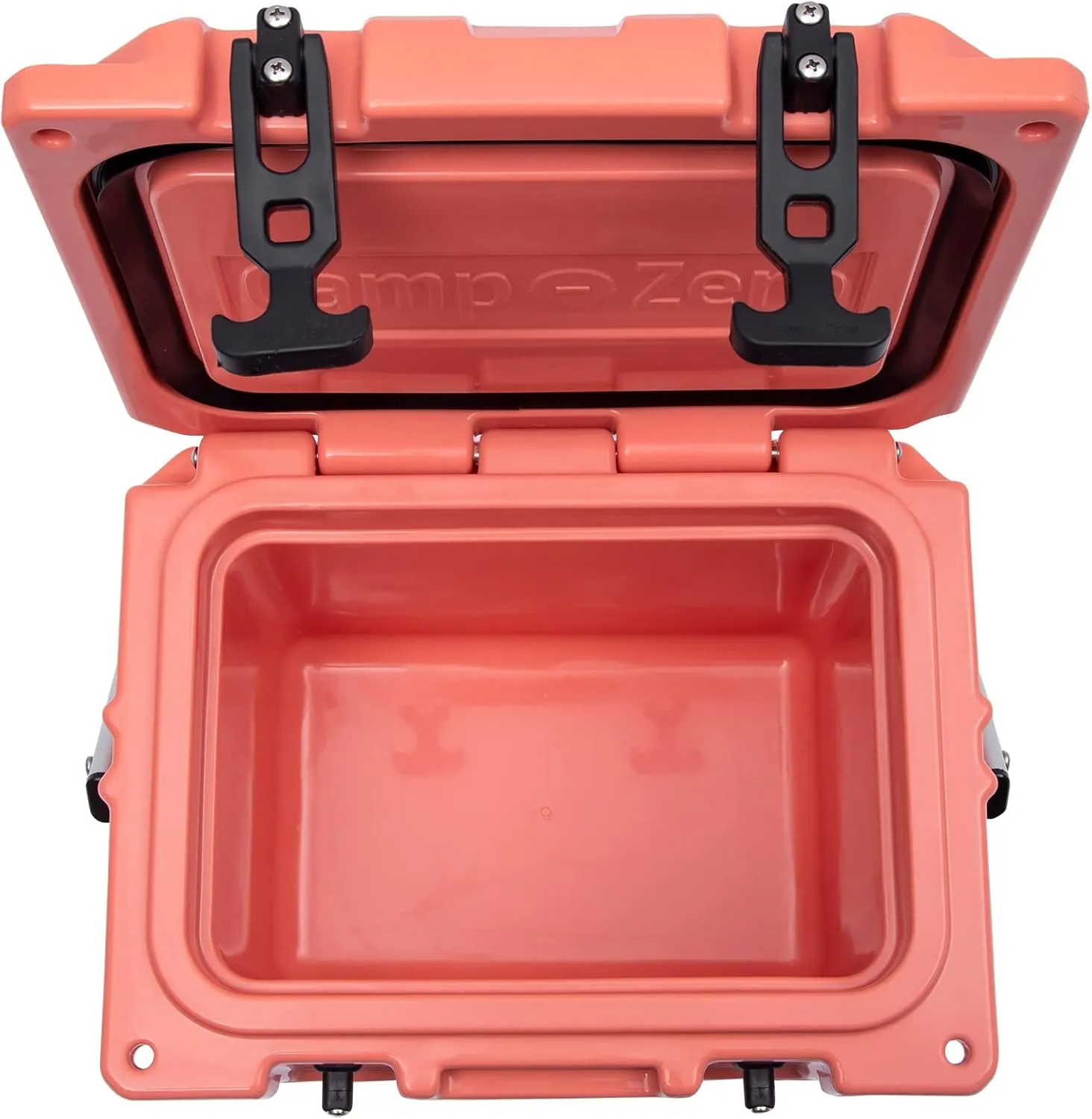 CAMP-ZERO 10L-10.6 Quart Portable Hard Cooler Ice Chest, Perfect for Drinks, Lunch, Beach, Picnics, Boating, Camping and Travel with 2 Molded-in Cup Holders and Folding Aluminum Handle