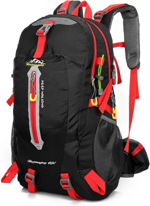 Camping Backpack, 40L Water Resistant Travel Backpack Camp Hike Laptop Daypack Trekking Climb Back Bags For Men Women