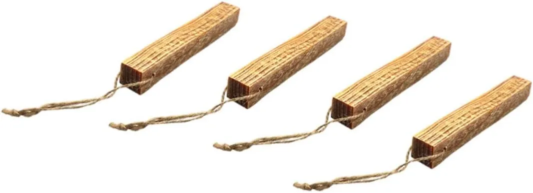 Camping Fire 4 Pack Pine Blocks Lightweight Outdoor Gear Survival Fire Starter for Hiking BBQ and Family Parties