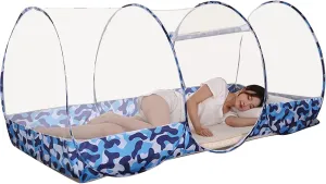 Camping Net Tent: Pop-up Shelter, Light Protection | Independent Networks, Portable Travel Tent, Quick Setup, Outdoor Sleeping Equipment, D