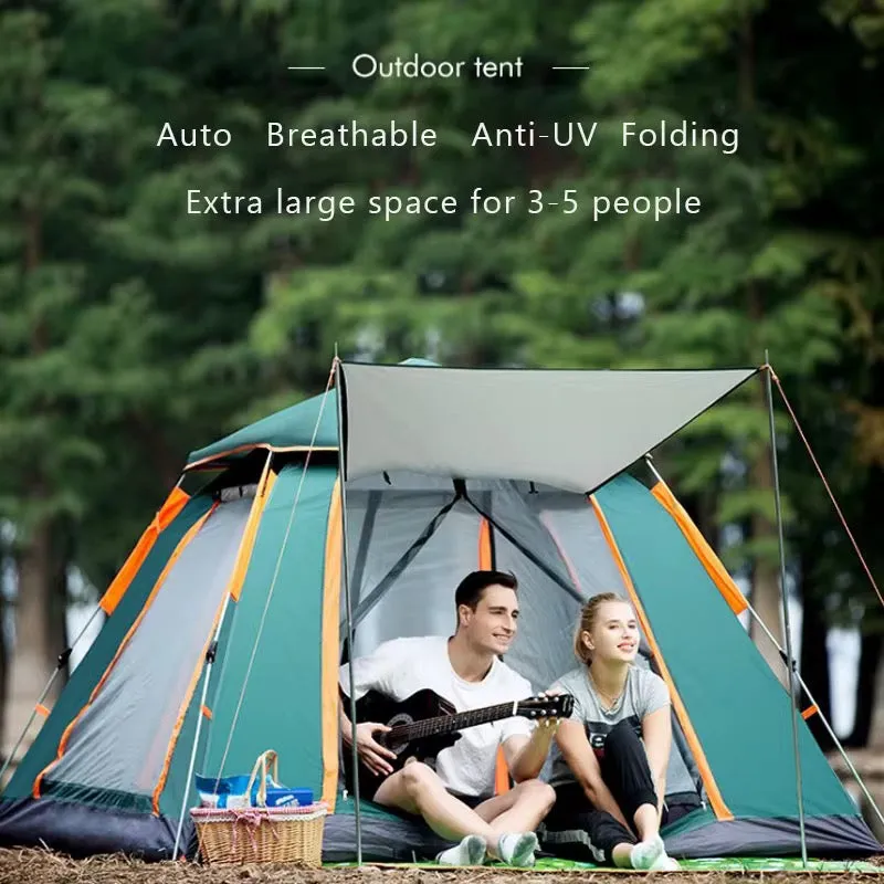Camping Tent, 6-8 Person Family Tent Instant Easy Set up Tent with Carry Bag, Waterproof Windproof Pop Up Tent for Camping, Hiking, Mountaineering