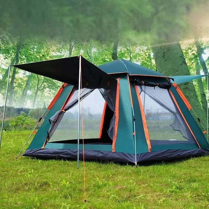 Camping Tent, 6-8 Person Family Tent Instant Easy Set up Tent with Carry Bag, Waterproof Windproof Pop Up Tent for Camping, Hiking, Mountaineering