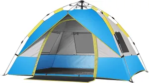 Camping Tent Pop up Tent,2-3 Person Portable Tent Instant Easy Set up Tent,Family Tent,Waterproof Windproof Automatic Tent for Hiking Camping Mountaineering Beach Outdoor Hiking Backyard