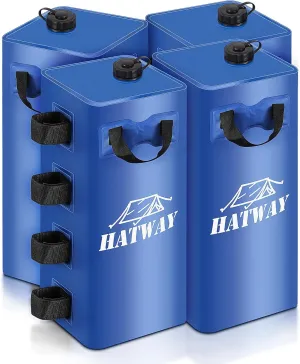 Canopy Water Weight Bag,220 LBS Water Tent Weights Set of 4 Leg Weights for Pop Up Canopy,Gazebo,Canopies,Tent-4 * 25L-Blue