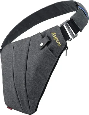 CCW Sling Bag Multi-Purpose Anti-Thief Conceal Carry Bag Personal Pocket Bag for Men and Women Range, Travel, Outdoor